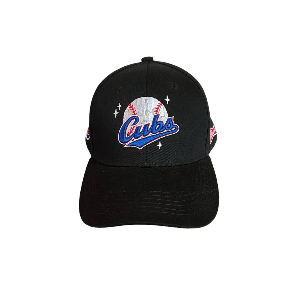 Chicago Cubs Hat Budweiser Black‎ Cap Strapback Adjustable